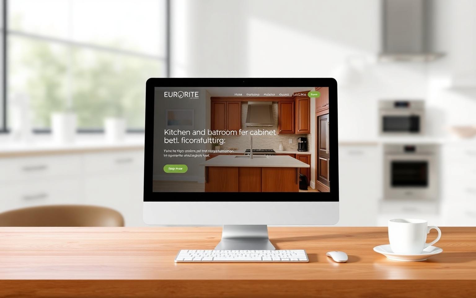 Euro-Rite Cabinets website design