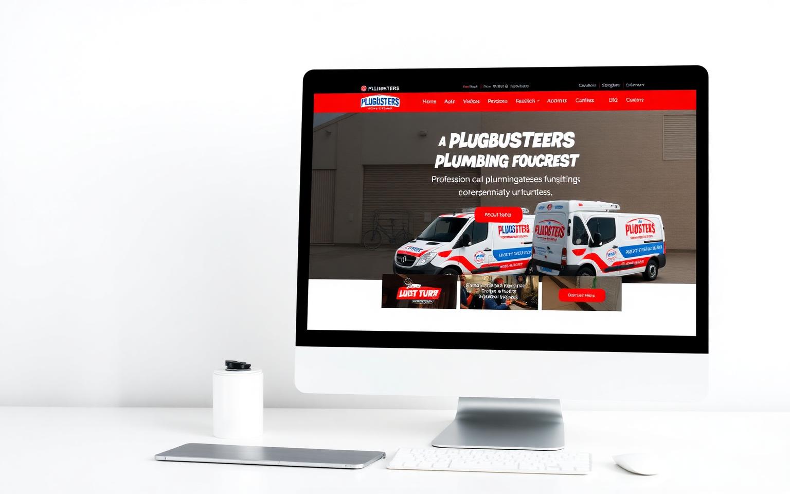 Plugbusters® website design