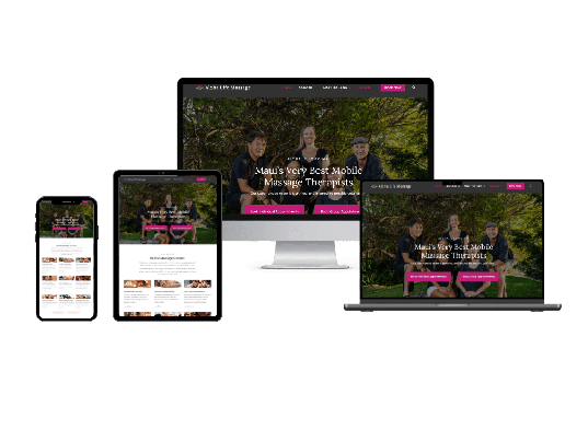 Aloha Life Massage website design by ThinkProfits.com