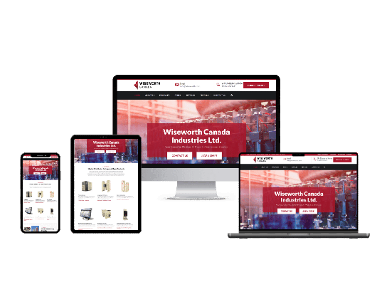Wiseworth Canada website design by ThinkProfits.com