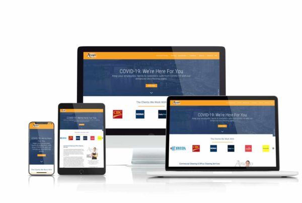 Anago of Vancouver Cleaning website design by ThinkProfits.com