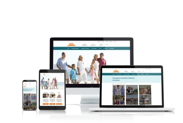 Bridges International Insurance Services website design by ThinkProfits.com