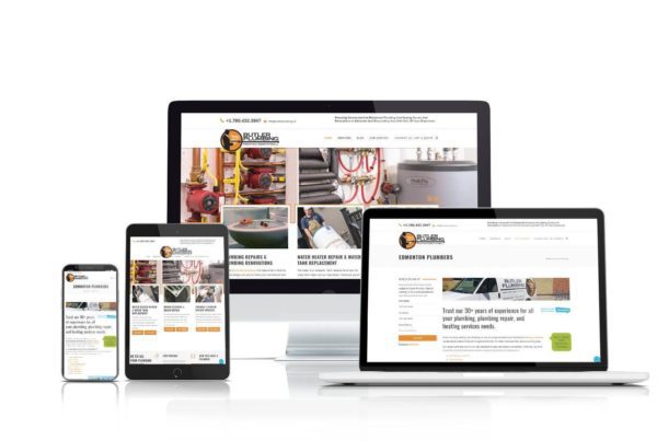 Butler Plumbing & Heating website design by ThinkProfits.com