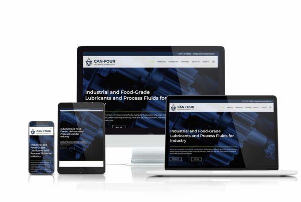 Can Four Industrial Supplies website design by ThinkProfits.com