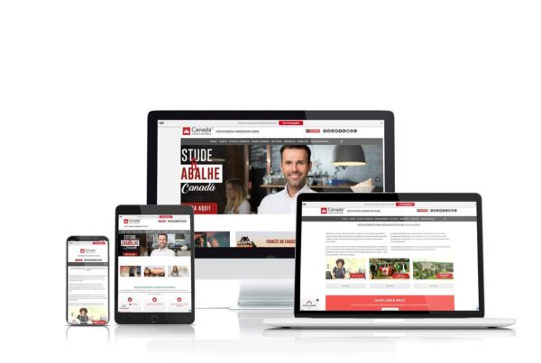 Canada Intercambio website design by ThinkProfits.com