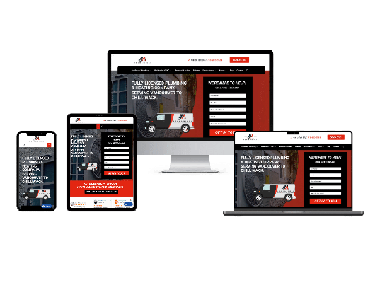 JJ&A Mechanical website design by ThinkProfits.com