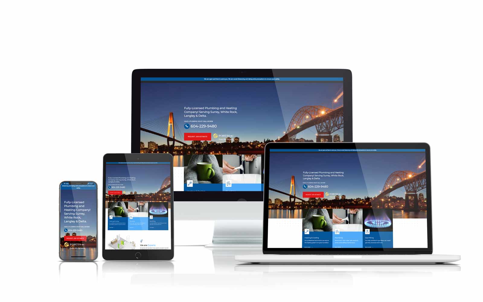 John Sadler Plumbing & Heating website design