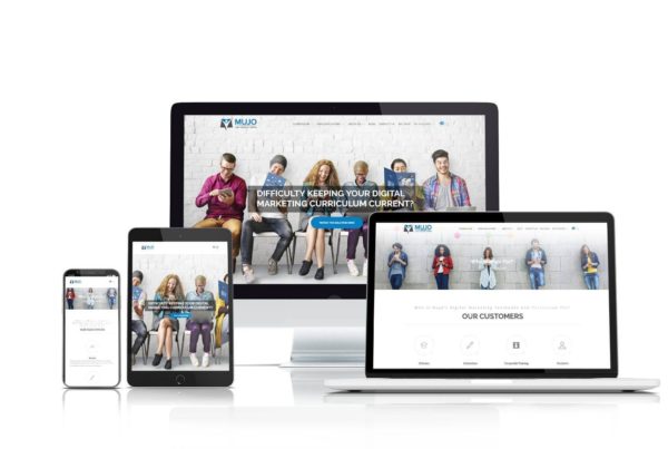 Mujo Learning Systems website design by ThinkProfits.com