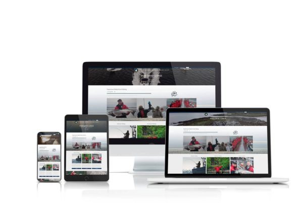 Peregrine Fishing Lodge website design by ThinkProfits.com