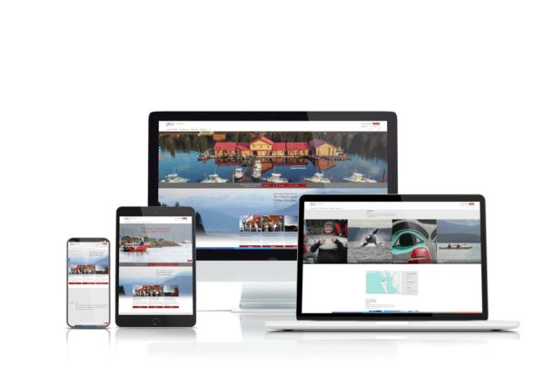 Queen Charlotte Fishing Lodge website design by ThinkProfits.com