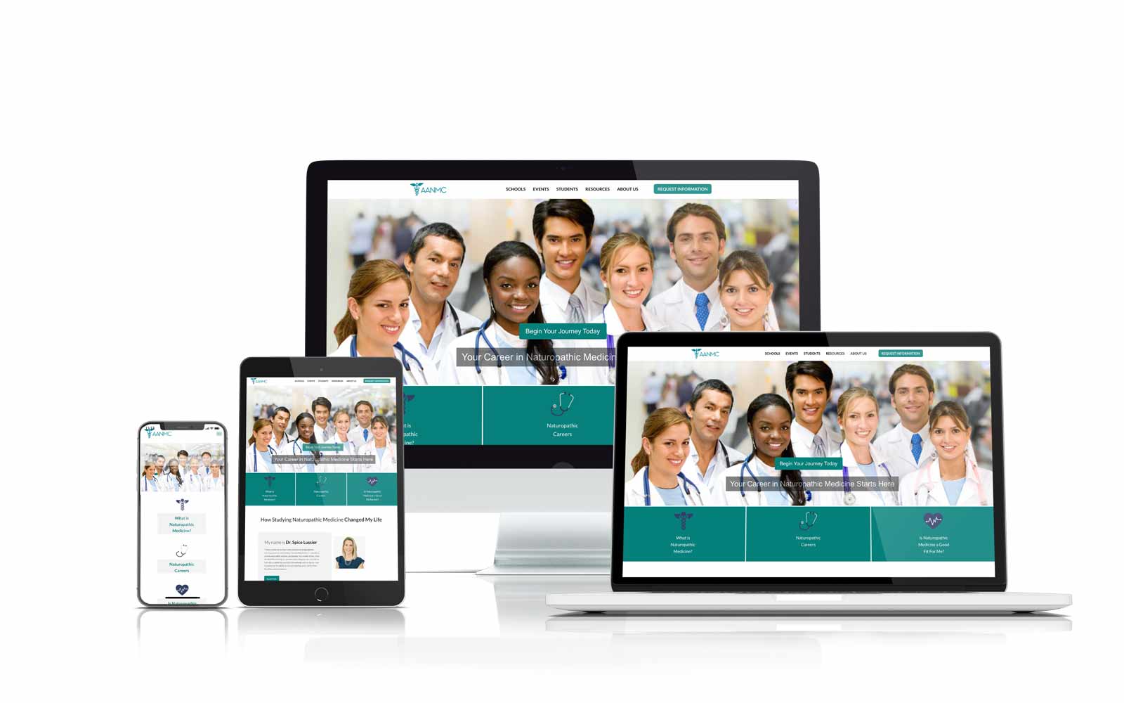 AANMC responsive website design